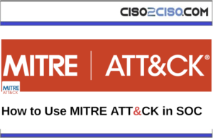 How To Use MITRE ATT CK In SOC CISO2CISO CYBER SECURITY GROUP