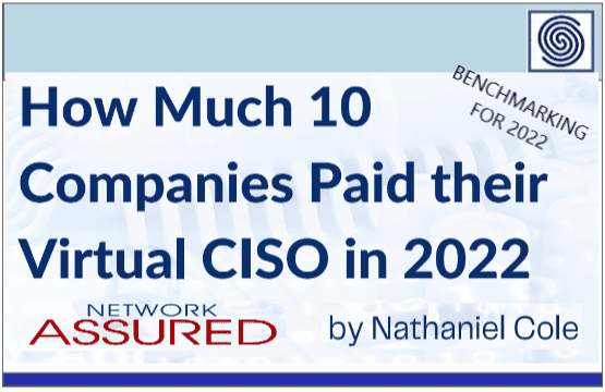 How Much 10 Companies Paid Their Virtual CISO Service in 2022 Benchmark by Nathaniel Cole