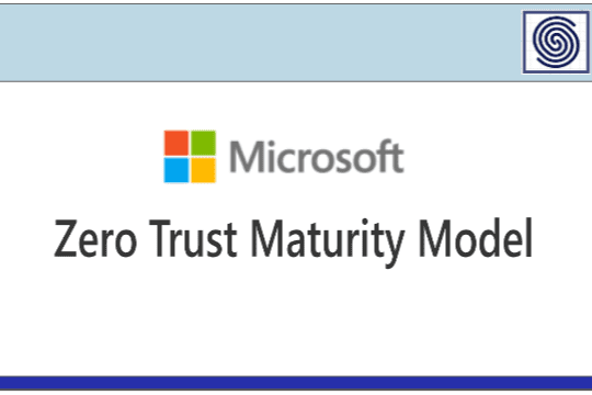 Microsoft Zero Trust Maturity Model