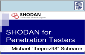 Shodan for Penetration Testers