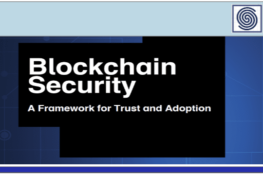 Blockchain Security – A Framework for Trust and Adoption by Dutch Blockchain Coalition
