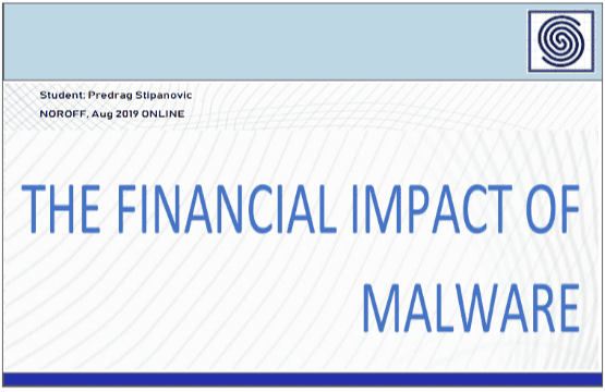 The Financial Impact of Malware