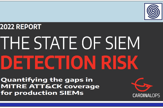 The State of SIEM Detection Risk 2022 Report – Quantifying the gaps in MITRE ATT&CK coverage for productions SIEMs