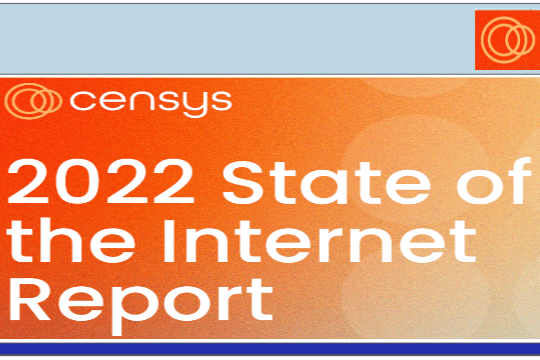 2022 State of the internet report by cencys