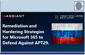 Remediation and Hardering Strategies for Microsoft 365 to Defend Against APT29 Group – Threat Intelligence White Paper by MANDIANT