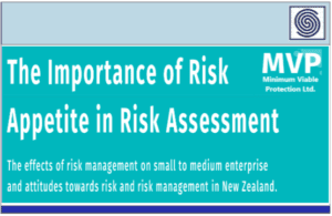 The Importance of Risk Appetite in Risk Assessment – by MVP – Minimun Viable Protection