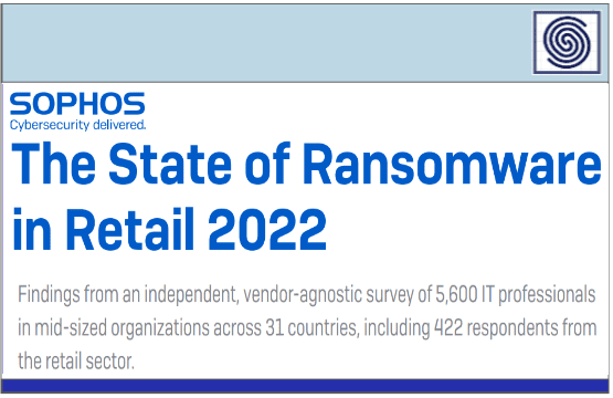 The State of Ransomware in Retail 2022 by SOPHOS –