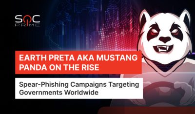 Earth Preta aka Mustang Panda Attack Detection: Abused Fake Google Accounts in Spear-Phishing Campaigns Targeting Governments Worldwide 
