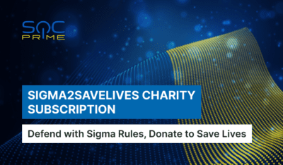 Sigma2SaveLives: Equip Yourself with Curated Sigma Rules While Donating to Save Lives in Ukraine