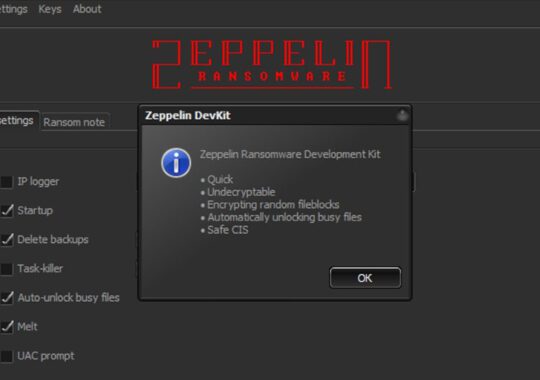 Zeppelin Ransomware Proceeds Punctured by Crypto Workaround