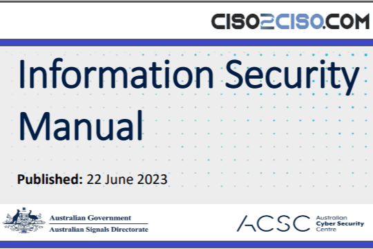 2023 Information Security Manual by ACSC