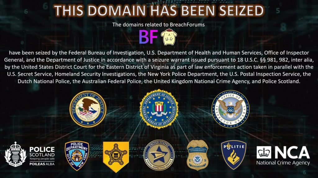 fbi-seizes-breachforums-after-arresting-its-owner-pompompurin-in-march-–-source:-wwwbleepingcomputer.com