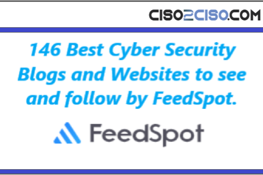 146 Best Cyber Security Blogs and Websites by Feedspot.com