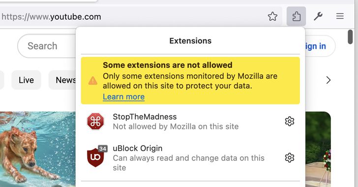 New Mozilla Feature Blocks Risky Add-Ons on Specific Websites to Safeguard User Security – Source:thehackernews.com