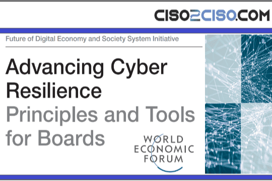 Advancing Cyber Resilience Principles and Tools for Boards by World Economic Forum (WEF)