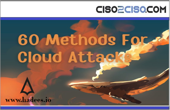 60 Methods For Cloud Attacks