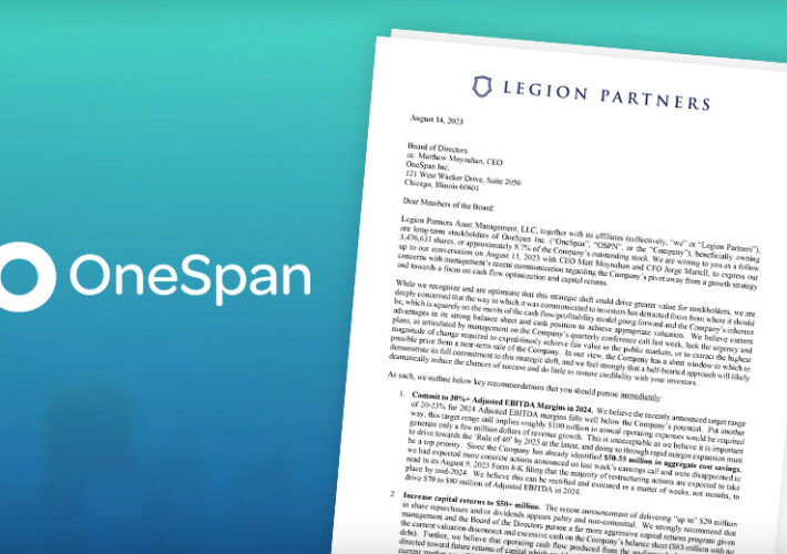 activist-investor-directs-onespan-to-pursue-‘immediate-sale’-–-source:-wwwdatabreachtoday.com