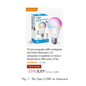 TP-Link Tapo L530E smart bulb flaws allow hackers to steal user passwords – Source: securityaffairs.com