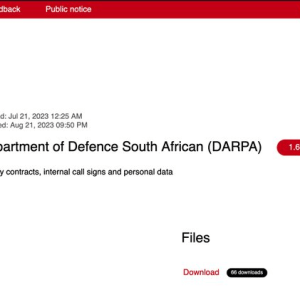 Snatch gang claims the hack of the Department of Defence South Africa – Source: securityaffairs.com