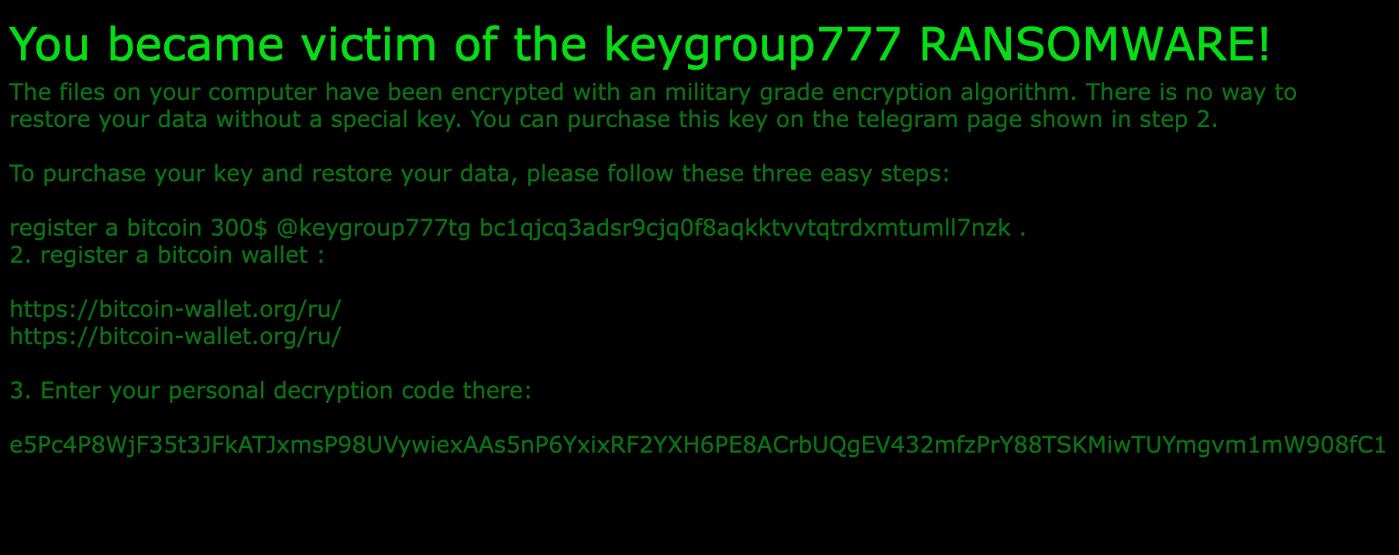 Researchers released a free decryptor for the Key Group ransomware – Source: securityaffairs.com