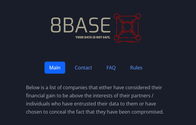 Who’s Behind the 8Base Ransomware Website? – Source: krebsonsecurity.com
