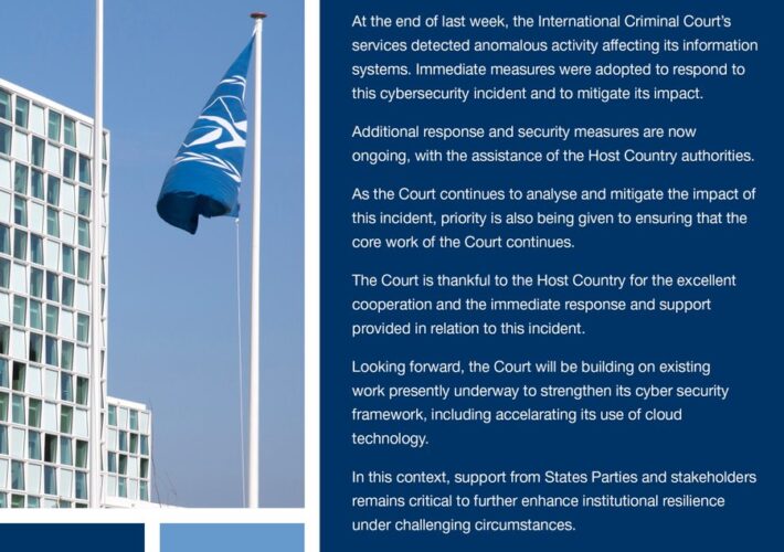 international-criminal-court-hit-with-a-cyber-attack-–-source:-securityaffairs.com