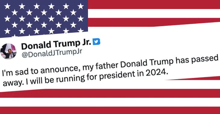 Donald Trump Jr’s hacked Twitter account announces his father has died – Source: grahamcluley.com