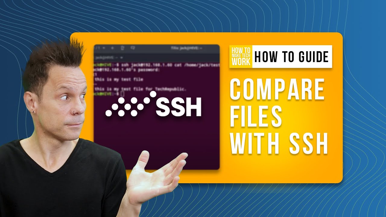 How to Compare the Contents of Local & Remote Files with the Help of SSH – Source: www.techrepublic.com