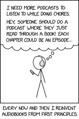 Randall Munroe’s XKCD ‘Book Podcasts’ – Source: securityboulevard.com