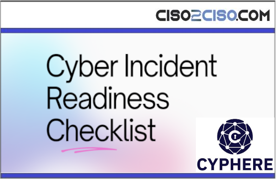 Cyber Incident Readiness Checklist