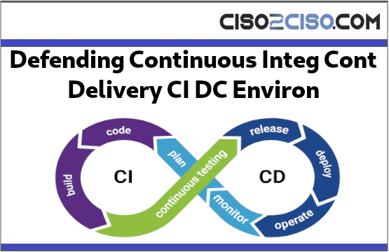 Defending Continuous Integ Cont Delivery CI DC Environ