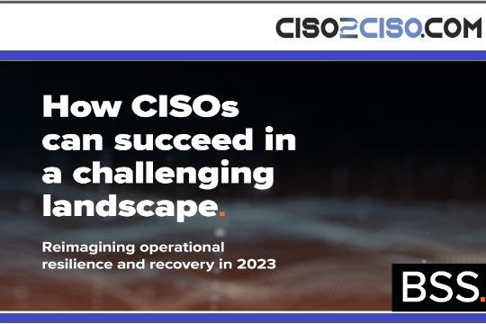 Operational Resilience  Security Risk Management CISO