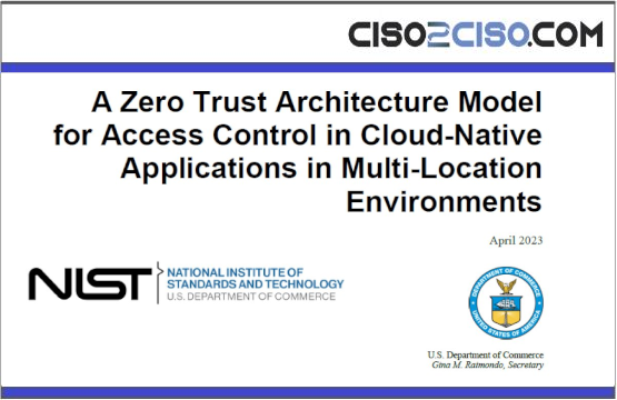 A Zero Trust Architecture Model for Access Control