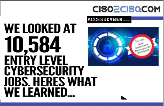 ENTRY LEVELCYBERSECURITYJOBS. HERES WHATWE LEARNED