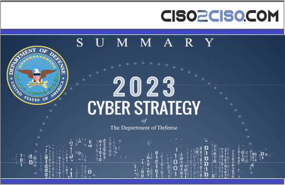DoD Cyber Strategy Summary 2023
