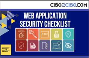 Web Application Security Checklist