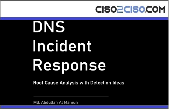 DNS Incident Response