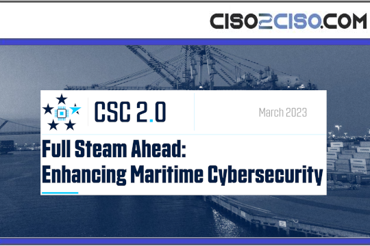 Full Steam Ahead: Enhancing Maritime Cybersecurity