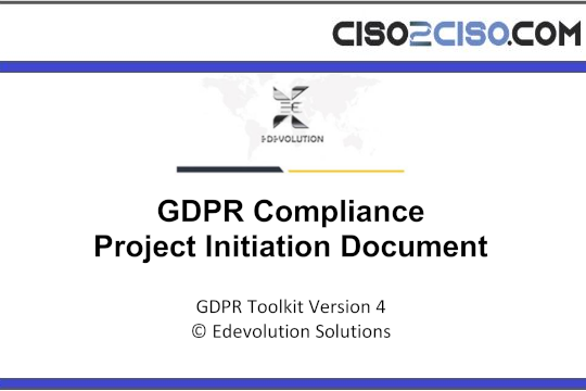 GDPR Compliance Project Initiation Document