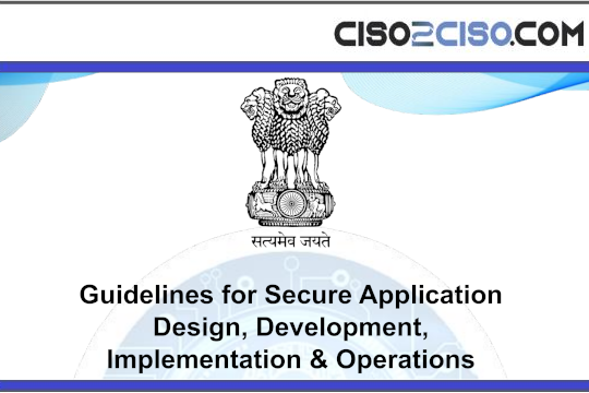 Guidelines for Secure Application Design, Development, Implementation & Operations