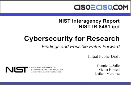 NIST Interagency Report 8481 ipd