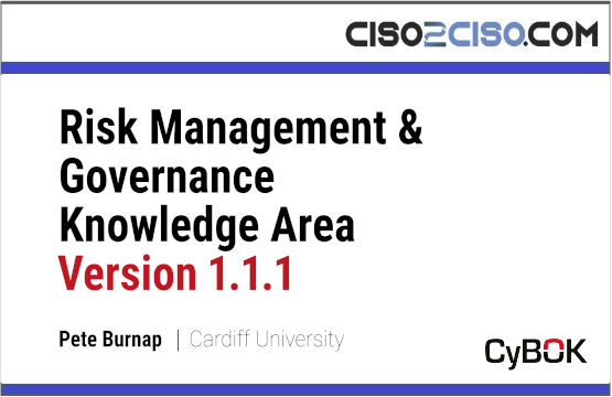 Risk Management & Governance Knowledge Area Version 1.1.1