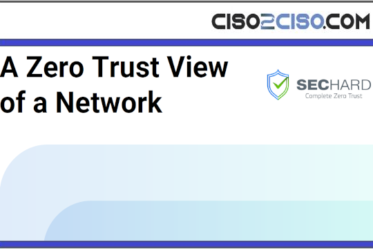 A Zero Trust View of a Network