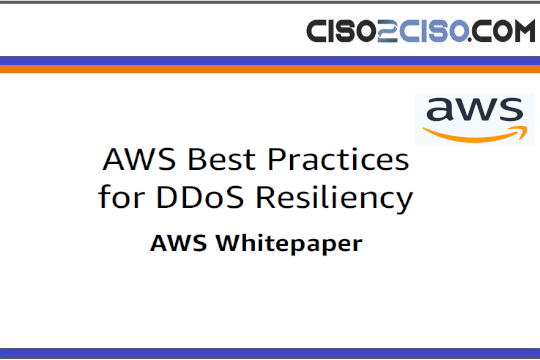 AWS Best Practices for DDoS Resiliency