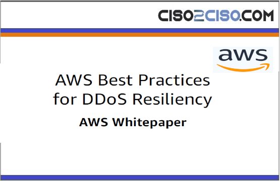 AWS Best Practices for DDoS Resiliency