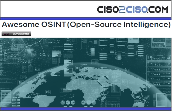 Awesome OSINT Open Source Intelligence