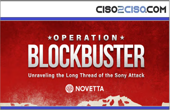 OPERATION BLOCKBUSTER: Unraveling the Long Thread of the Sony Attack