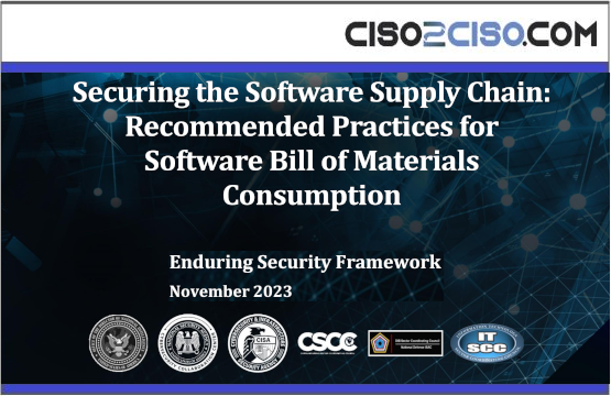 Securing the Software Supply Chain: Recommended Practices for Software Bill of Materials Consumption