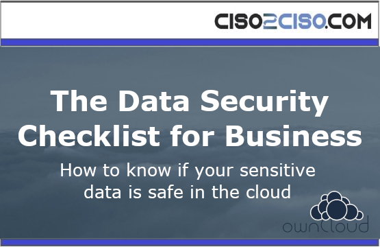 The Data Security Checklist for Business