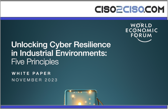 Unlocking Cyber Resiliencein Industrial  Environments: Five Principles